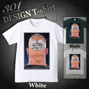 Tシャツ メンズ 半袖 ブランド ユニセックス プロレス  クルーネック プリントTシャツ｜301-shop