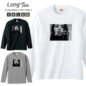 Tシャツ メンズ ロンT 長袖 ユニセックス クルーネック Uネック