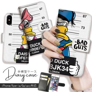 Google Pixel8 Pro ケース 手帳型 GooglePixel7 OPPO Reno9A A73 the BAD GUYS DUCKドナルド デイジー ダック キャラクター パロディ おしゃれ 手帳ケース｜301-shop