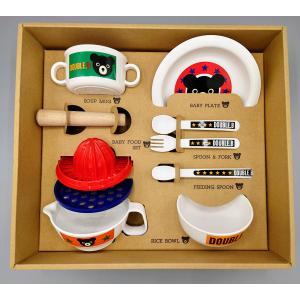 ファミリア食器　ノリタケ子ども食器セット ノリタケ ファミリア × 子供食器NR 食器セット(ブルー)(磁器) (食器