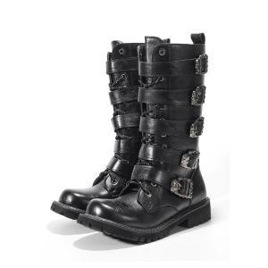 店長おすすめ ライダーブーツ ワークブーツ ショートブーツ メンズ ロングブーツ 長靴 ベルト 厚底 エンジニア 安い バイク モックトゥブーツ