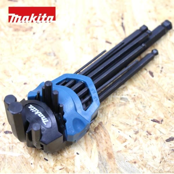 マキタ(Makita) 六角レンチセット 9本セット B-65894 ボールポイント L型 六角棒レ...