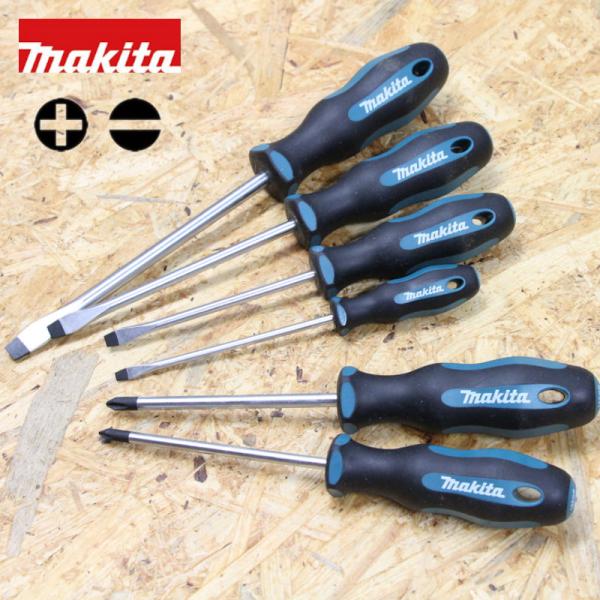 マキタ ドライバー6本セット +1×100/+2×100/-4.0×100/-5.5×100/-6....