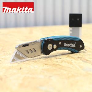 makita 折り畳み式カッターナイフ　替え刃付き　E-10908　マキタ キャンプ　DIY｜320Factoryヤフー店