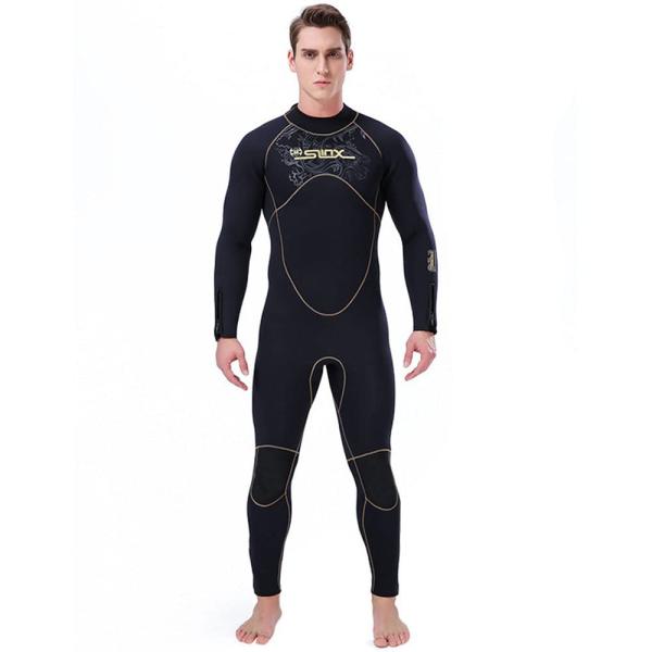 MORGEN SKY ウェットスーツ 5mm メンズ セミドライ ネオプレン 裏起毛 フルスーツ バ...