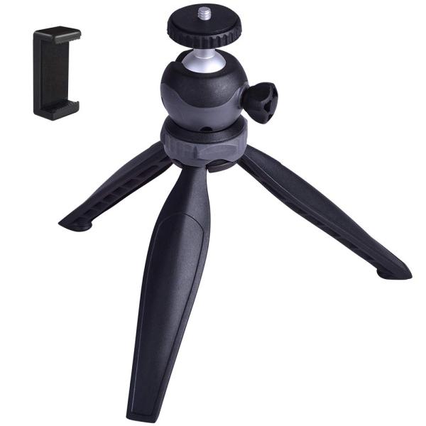 CHIHEISENN ミニ三脚 スマホ カメラ ビデオカメラ コンパクト 軽量 小型 卓上 携帯 ウ...