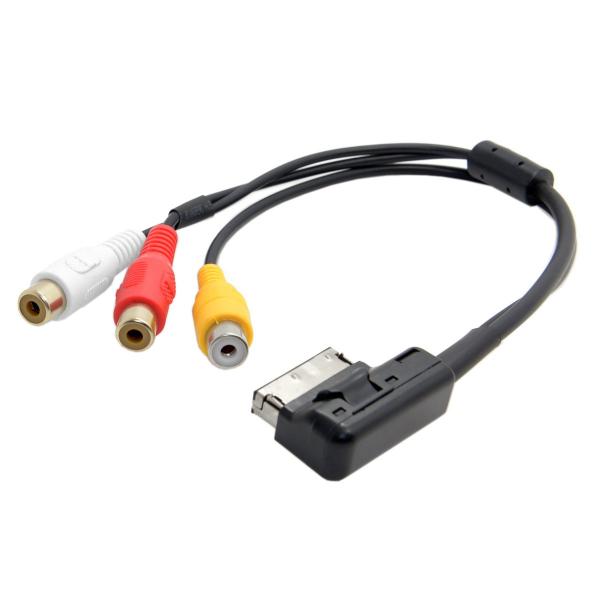 Cablecc AMI MMI から 3 RCA オーディオ ビデオ ケーブル メス DVD ビデオ...
