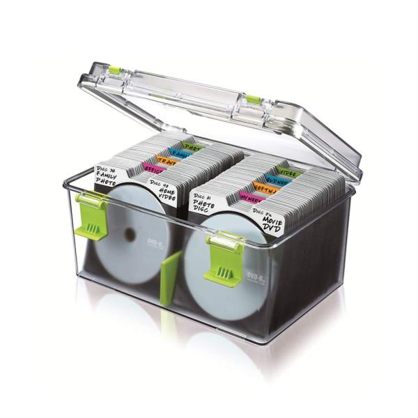 Cache Blu-ray/CD/DVDケース 大容量 220枚収納 防湿 密封 透明 CD DVD...