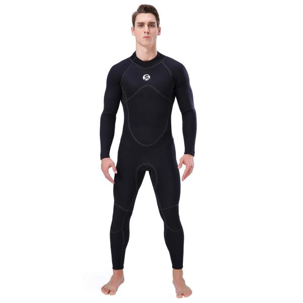 MORGEN SKY ウェットスーツ 3mm メンズ セミドライ ネオプレン 裏ジャージ フルスーツ...