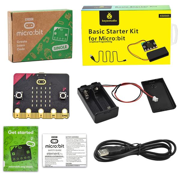 KEYESTUDIO BBC Micro:bit V2.21（マイクロビット）Microbitスター...