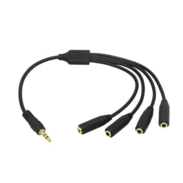 SinLoon 3極 3.5mmミニプラグ （オス ）?3極 3.5mmステレオジャック (メス) ...