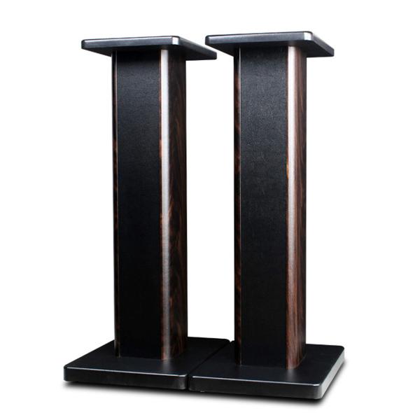 BQKOZFIN スピーカースタンド 高さ60cm スピーカー 台 木製 2台1組 天板19×23....