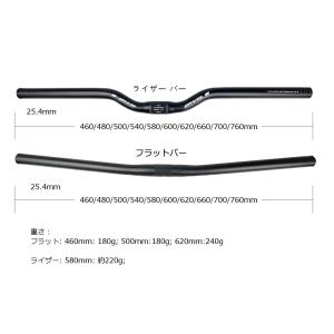 BNVB ハンドルバー 25.4mm/31.8...の詳細画像2