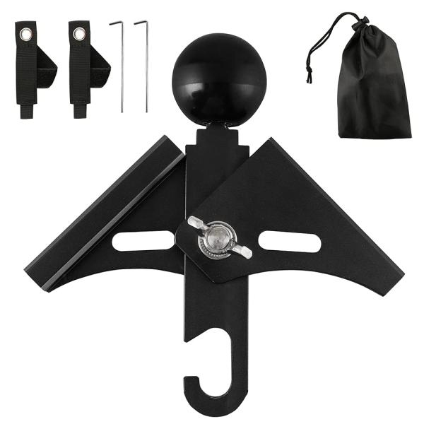 Keepjoy 二又化パーツ 二股化パーツ 二股ポール固定用 角度調整可能 グレードアップしたギア設...