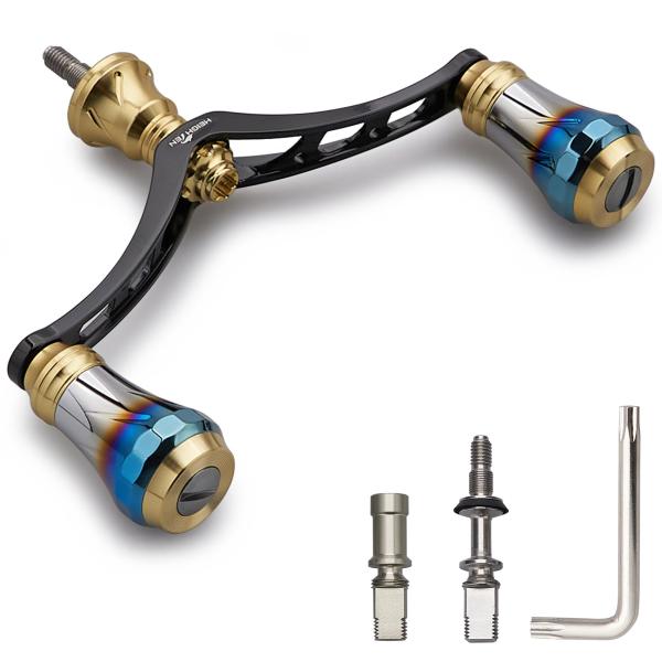 HEIGHTEN V3.0 80/98mm リール ハンドル 航空アルミ製 シマノ ダイワ 通用 ス...