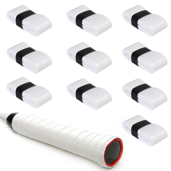 RICISUNG グリップテープ 10本セット テニス グリップ テープ ウェット 滑り止め 通気性...