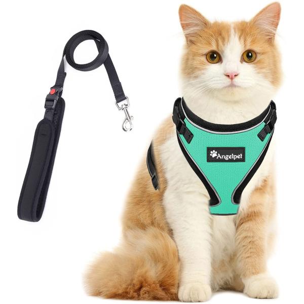 猫 猫用 ハーネス 胴輪 猫具 ねこ ネコ 子猫 子犬 小型犬 散歩 お出かけ 抜けない ベスト ソ...