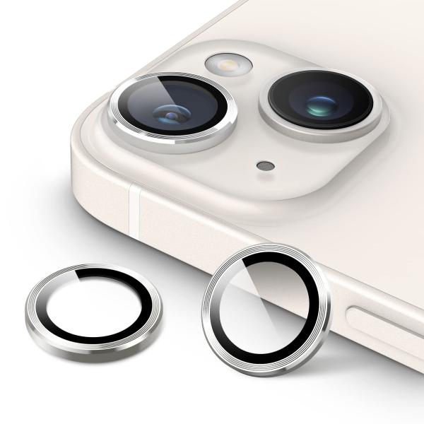 JETech iPhone 14/14 Plus用 カメラレンズフィルム 1セット (スターライト)