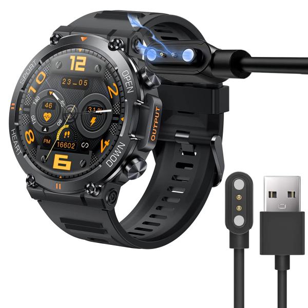 Lamshaw for Ｌａｎａｖｉｄａ スマートウォッチ ケーブル, USB 磁気充電ケーブル 磁...