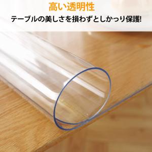 Yueboa テーブルクロス 透明 75x75...の詳細画像3