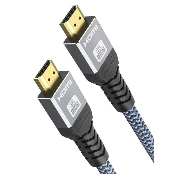 YOJOCK hdmi ケーブル 2m 8k (60Hz) 4K (120Hz) 48Gbps 超高...