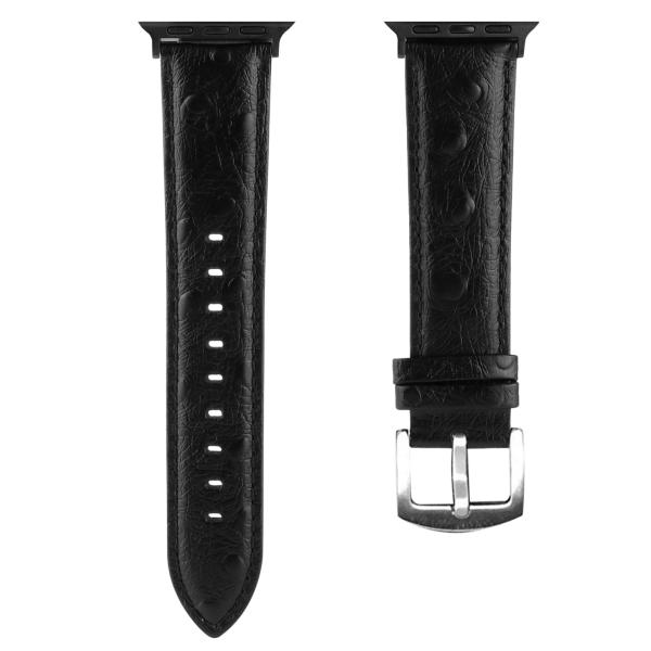 MaKTech レザーバンド、オーストリッチダーマトグリフスタイルベルト、Apple Watch 1...