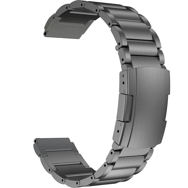 MaKTech チタンバンド、20mm軽量ワンピースメタルリンクブレスレット、Samsung Gal...