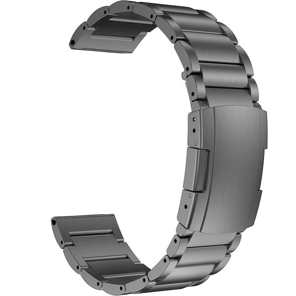 MaKTech チタンバンド、22mm軽量ワンピースメタルリンクブレスレット、Samsung Gal...