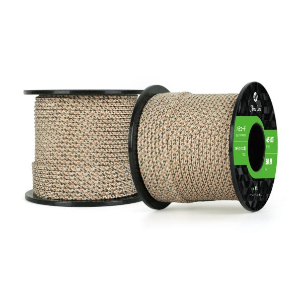 Abma Cord パラコード 2mm 1芯 耐荷重45kg 100%ナイロン 30M - 砂の迷彩
