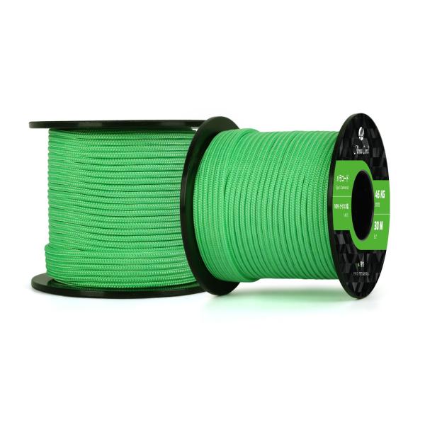 Abma Cord パラコード 2mm 1芯 耐荷重45kg 100%ナイロン 30M - 緑