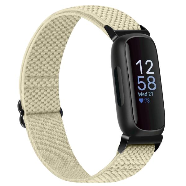 [TumpCez] ストレッチナイロンスマートウォッチベルトFitbit Inspire 3/Fit...