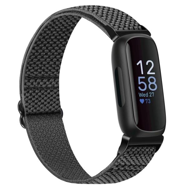 [TumpCez] ストレッチナイロンスマートウォッチベルトFitbit Inspire 3/Fit...