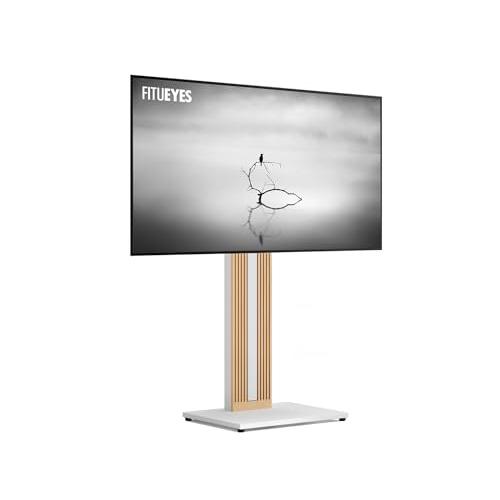 FITUEYES DESIGN 木製テレビスタンド 和風 32〜65インチ対応 強化ベース 首振り ...