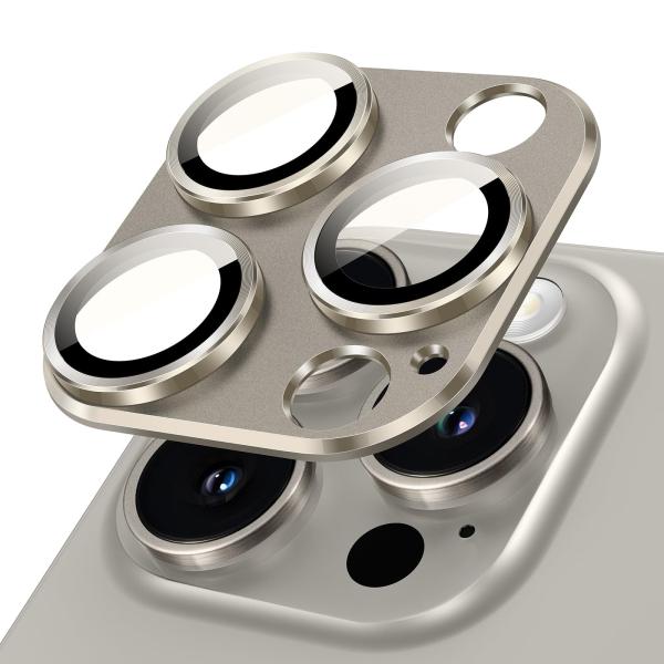 JETech カメラレンズフィルム iPhone 15 Pro 6.1インチ/iPhone 15 P...