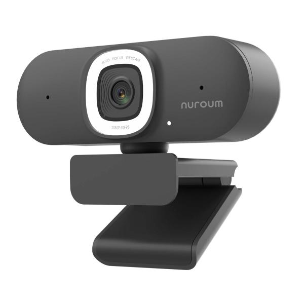 Nuroum Webカメラ 2K ウェブカメラ 60FPS マイク付き Web camera LED...