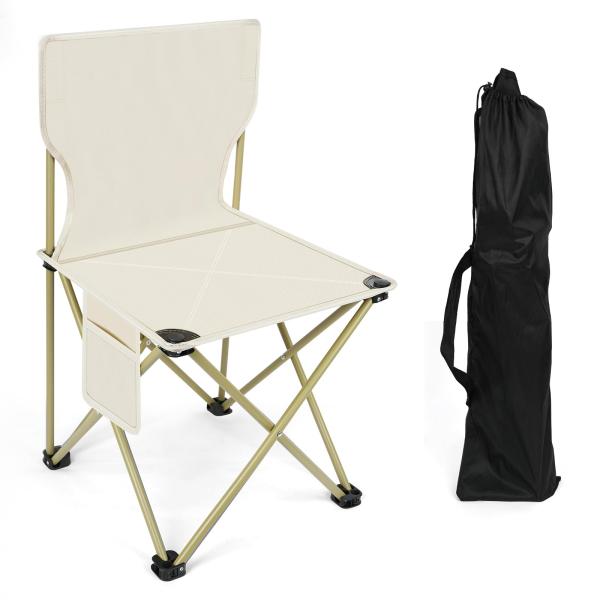 【一秒開閉】LAMPTOPアウトドアチェア 背もたれ 折りたたみ椅子 軽量 コンパクト イス キャン...