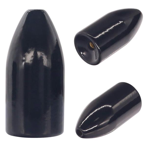 YZD ブラスシンカー バレットシンカー 3.5g 1/8oz【20個】 黒