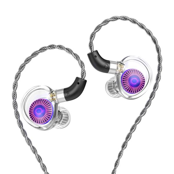 TRN Medusa モニターイヤホン カナル型 イヤホン DLCダイヤモンド炭素振動膜 1DD イ...