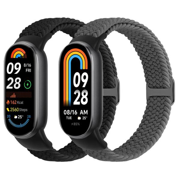 [Onetmpre] 織りストラップは Xiaomi Mi Band 10/9/8 と互換性があり、...
