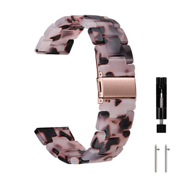 [SinRenn] 時計バンド 20mm 22mm 樹脂交換ベルト 金属ステンレス鋼 展開クラスプ ...