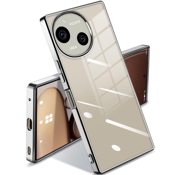 AQUOS R10 / R9 ケース クリア 耐衝撃 アクオスR10 / R9 カバー 透明 SH-...