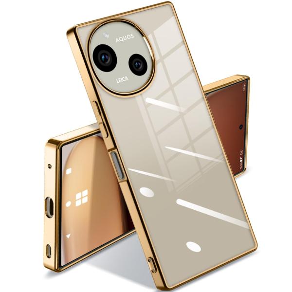 AQUOS R10 / R9 ケース クリア 耐衝撃 アクオスR10 / R9 カバー 透明 SH-...