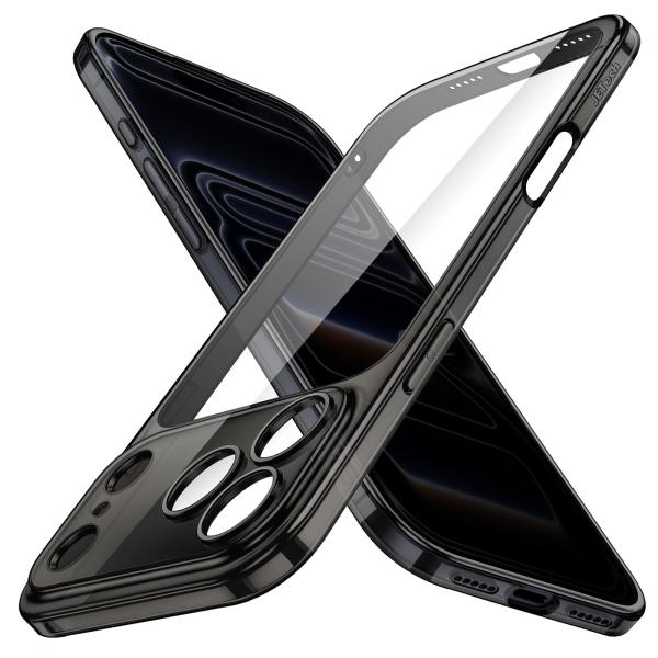 JETech iPhone 17 Pro用 スリムケース (ブラック)