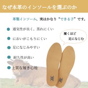 【2点で15%OFF】インソール 革 本革 低...の詳細画像5