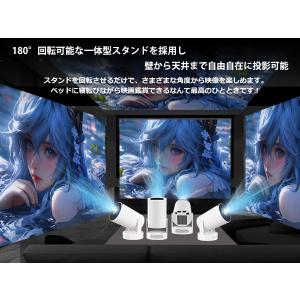 プロジェクター 家庭用 小型 1080P&4K...の詳細画像1