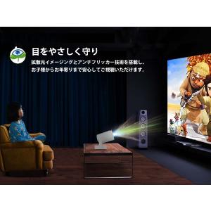 プロジェクター 家庭用 小型 1080P&4K...の詳細画像5