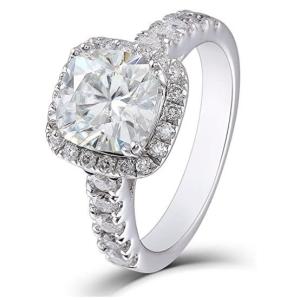 モアサナイト リング レディース 1ct 一粒 シンプル 婚約指輪 結婚