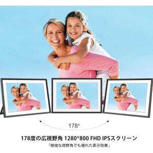 デジタルフォトフレーム wifi 写真 動画 ...の詳細画像3
