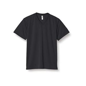 [グリマー] 半袖 4.4オンス ドライ Vネック Tシャツ 00337-AVT ブラック 3L (日本サイズ3L相当)の商品画像