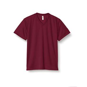 [グリマー] 半袖 4.4オンス ドライ Vネック Tシャツ 00337-AVT バーガンディ 4L (日本サイズ4L相当)の商品画像